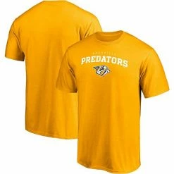 Men's Fanatics Branded Gold Nashville Predators Team Logo Lockup T-Shirt 3 Men's Fanatics Branded Gold Nashville Predators Team Logo Lockup T-Shirt -Metaverse shop unnamed file 11077