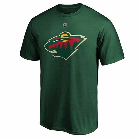 Men's Fanatics Branded Mats Zuccarello Green Minnesota Wild Authentic Stack Name & Number Team T-Shirt 5 Men's Fanatics Branded Mats Zuccarello Green Minnesota Wild Authentic Stack Name & Number Team T-Shirt - Image 3