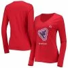 Women's Fanatics Branded Red Team USA Snowboarding Long Sleeve T-Shirt -Metaverse shop unnamed file 11100