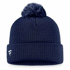 Men's Fanatics Branded Navy St. Louis Blues Core Primary Logo Cuffed Knit Hat With Pom -Metaverse shop unnamed file 11209