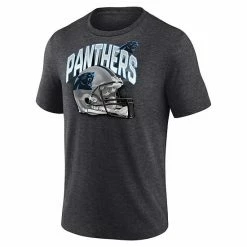 Men's Fanatics Branded Heathered Charcoal Carolina Panthers End Around Tri-Blend T-Shirt -Metaverse shop unnamed file 11278