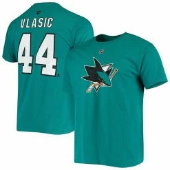 Men's Fanatics Branded Marc-Edouard Vlasic Teal San Jose Sharks Player Name And Number T-Shirt 3 Men's Fanatics Branded Marc-Edouard Vlasic Teal San Jose Sharks Player Name And Number T-Shirt -Metaverse shop unnamed file 11414