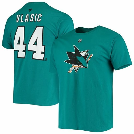 Men's Fanatics Branded Marc-Edouard Vlasic Teal San Jose Sharks Player Name and Number T-Shirt Men's Fanatics Branded Marc-Edouard Vlasic Teal San Jose Sharks Player Name And Number T-Shirt -Metaverse shop unnamed file 11414