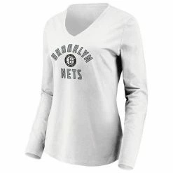 Women's Fanatics Branded Black/White Brooklyn Nets V-Neck T-Shirt Combo Pack -Metaverse shop unnamed file 11434