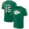 Men's Fanatics Branded Patrick Mahomes Green Kansas City Chiefs St. Patrick's Day Icon Player T-Shirt -Metaverse shop unnamed file 11454