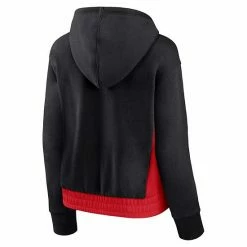 Women's Fanatics Branded Black Portland Trail Blazers Iconic Halftime Colorblock Pullover Hoodie -Metaverse shop unnamed file 11461