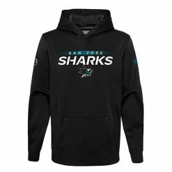 Youth Fanatics Branded Black San Jose Sharks Authentic Pro Pullover Hoodie -Metaverse shop unnamed file 11464