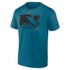 Men's Fanatics Branded Teal San Jose Sharks Authentic Pro Core Collection Secondary T-Shirt -Metaverse shop unnamed file 11504