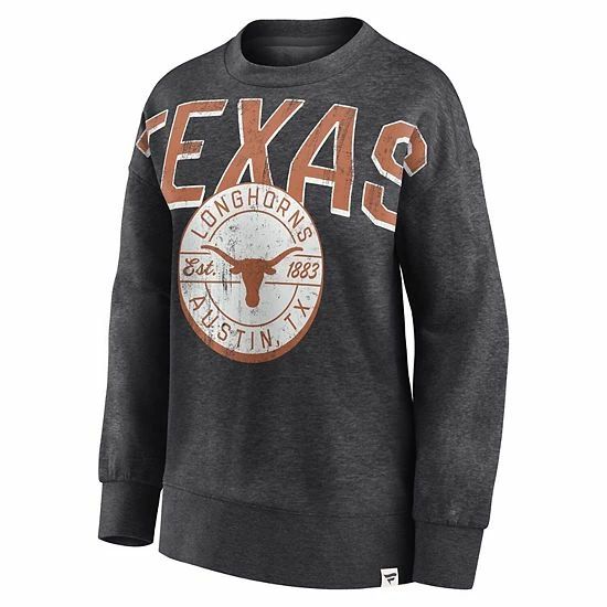 Women's Fanatics Branded Heathered Charcoal Texas Longhorns Jump Distribution Pullover Sweatshirt Women's Fanatics Branded Heathered Charcoal Texas Longhorns Jump Distribution Pullover Sweatshirt -Metaverse shop unnamed file 11535