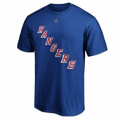 Men's Fanatics Branded Mika Zibanejad Blue New York Rangers Team Authentic Stack Name & Number T-Shirt -Metaverse shop unnamed file 11543