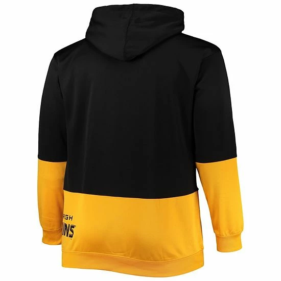 Fanatics Men's Profile Black/Gold Pittsburgh Penguins Big & Tall Team Quarter-Zip Hoodie Fanatics Men's Profile Black/Gold Pittsburgh Penguins Big & Tall Team Quarter-Zip Hoodie -Metaverse shop unnamed file 1155