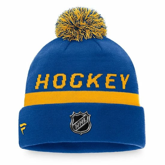 Men's Fanatics Branded Royal/Gold Buffalo Sabres Authentic Pro Team Locker Room Cuffed Knit Hat with Pom Men's Fanatics Branded Royal/Gold Buffalo Sabres Authentic Pro Team Locker Room Cuffed Knit Hat With Pom -Metaverse shop unnamed file 11559