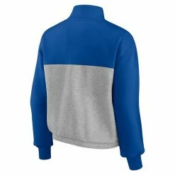 Women's Fanatics Branded Royal/Heathered Gray Florida Gators Sideline To Sideline Colorblock Quarter-Zip Jacket -Metaverse shop unnamed file 11566