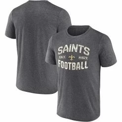 Men's Fanatics Branded Heathered Charcoal New Orleans Saints Want To Play T-Shirt -Metaverse shop unnamed file 11568