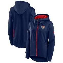 Women's Fanatics Branded Navy Florida Panthers Authentic Pro Rink Full-Zip Hoodie -Metaverse shop unnamed file 1158
