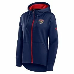 Women's Fanatics Branded Navy Florida Panthers Authentic Pro Rink Full-Zip Hoodie -Metaverse shop unnamed file 1159