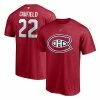 Men's Fanatics Branded Cole Caufield Red Montreal Canadiens Authentic Stack Name & Number T-Shirt -Metaverse shop unnamed file 11651