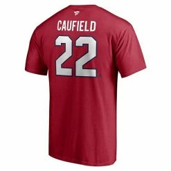 Men's Fanatics Branded Cole Caufield Red Montreal Canadiens Authentic Stack Name & Number T-Shirt -Metaverse shop unnamed file 11654