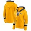 Women's Fanatics Branded Gold Nashville Predators Bombastic Exclusive Lace-Up Pullover Hoodie -Metaverse shop unnamed file 11699