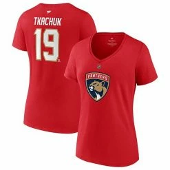 Women's Fanatics Branded Matthew Tkachuk Red Florida Panthers Authentic Stack Name & Number V-Neck T-Shirt 3 Women's Fanatics Branded Matthew Tkachuk Red Florida Panthers Authentic Stack Name & Number V-Neck T-Shirt -Metaverse shop unnamed file 11751