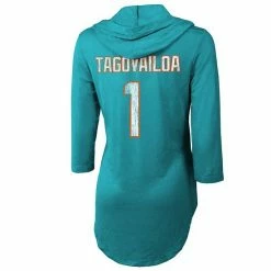 Fanatics Women's Majestic Threads Tua Tagovailoa Aqua Miami Dolphins Hi-Lo Name & Number 3/4 Sleeve Pullover Hoodie 5 Fanatics Women's Majestic Threads Tua Tagovailoa Aqua Miami Dolphins Hi-Lo Name & Number 3/4 Sleeve Pullover Hoodie -Metaverse shop unnamed file 11757