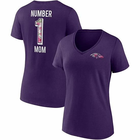 Women's Fanatics Branded Purple Baltimore Ravens Team Mother's Day V-Neck T-Shirt Women's Fanatics Branded Purple Baltimore Ravens Team Mother's Day V-Neck T-Shirt -Metaverse shop unnamed file 11863