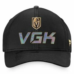 Men's Fanatics Branded Black Vegas Golden Knights Authentic Pro Team Locker Room Adjustable Hat -Metaverse shop unnamed file 11895