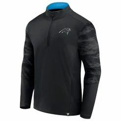 Men's Fanatics Branded Black Carolina Panthers Ringer Quarter-Zip Jacket 4 Men's Fanatics Branded Black Carolina Panthers Ringer Quarter-Zip Jacket -Metaverse shop unnamed file 11903