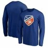 Men's Fanatics Branded Blue FC Cincinnati Primary Team Logo Long Sleeve T-Shirt