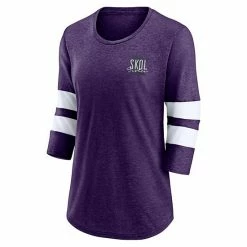 Women's Fanatics Branded Heathered Purple Minnesota Vikings Skol Sister State Modern 3/4 Sleeve T-Shirt 4 Women's Fanatics Branded Heathered Purple Minnesota Vikings Skol Sister State Modern 3/4 Sleeve T-Shirt -Metaverse shop unnamed file 1191
