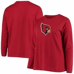 Women's Fanatics Branded Cardinal Arizona Cardinals Plus Size Primary Logo Long Sleeve T-Shirt 3 Women's Fanatics Branded Cardinal Arizona Cardinals Plus Size Primary Logo Long Sleeve T-Shirt -Metaverse shop unnamed file 11929