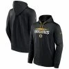 Men's Fanatics Branded Black Boston Bruins Authentic Pro Rink Pullover Hoodie