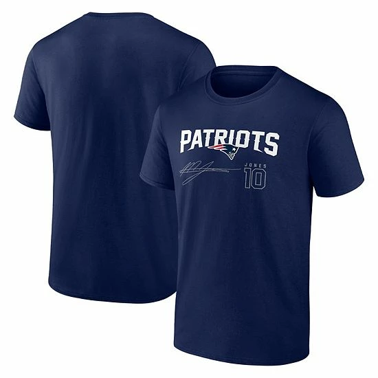 Men's Fanatics Branded Mac Jones Navy New England Patriots Name & Number Team T-Shirt Men's Fanatics Branded Mac Jones Navy New England Patriots Name & Number Team T-Shirt -Metaverse shop unnamed file 11959