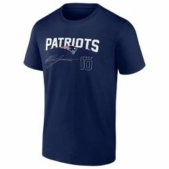 Men's Fanatics Branded Mac Jones Navy New England Patriots Name & Number Team T-Shirt 4 Men's Fanatics Branded Mac Jones Navy New England Patriots Name & Number Team T-Shirt -Metaverse shop unnamed file 11961