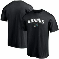 Men's Fanatics Branded Black San Jose Sharks Team Logo Lockup T-Shirt -Metaverse shop unnamed file 12077