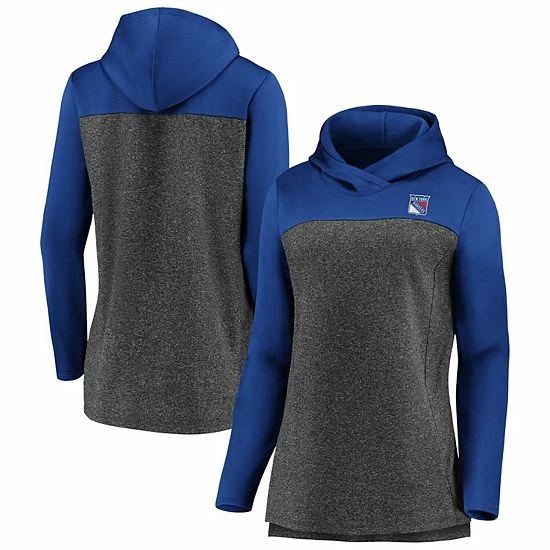 Women's Fanatics Branded Heathered Charcoal/Blue New York Rangers Chiller Fleece Pullover Hoodie Women's Fanatics Branded Heathered Charcoal/Blue New York Rangers Chiller Fleece Pullover Hoodie -Metaverse shop unnamed file 12094