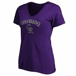 Women's Fanatics Branded Purple Colorado Rockies Team Logo Lockup V-Neck T-Shirt 8 Women's Fanatics Branded Purple Colorado Rockies Team Logo Lockup V-Neck T-Shirt -Metaverse shop unnamed file 12099