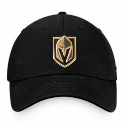 Men's Fanatics Branded Black Vegas Golden Knights Team Unstructured Adjustable Hat -Metaverse shop unnamed file 12150