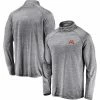 Men's Fanatics Branded Gray Minnesota Golden Gophers Primary Logo Striated Raglan Quarter-Zip Jacket -Metaverse shop unnamed file 12175