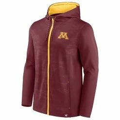 Men's Fanatics Branded Maroon Minnesota Golden Gophers Ball Carrier Full-Zip Hoodie -Metaverse shop unnamed file 12180