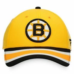 Men's Fanatics Branded Gold Boston Bruins Special Edition Adjustable Hat -Metaverse shop unnamed file 12188