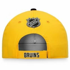 Men's Fanatics Branded Gold Boston Bruins Special Edition Adjustable Hat -Metaverse shop unnamed file 12190