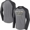 Men's Fanatics Branded Heathered Gray/Heathered Charcoal New Orleans Saints Weekend Casual Raglan Long Sleeve T-Shirt 2 Men's Fanatics Branded Heathered Gray/Heathered Charcoal New Orleans Saints Weekend Casual Raglan Long Sleeve T-Shirt -Metaverse shop unnamed file 12209