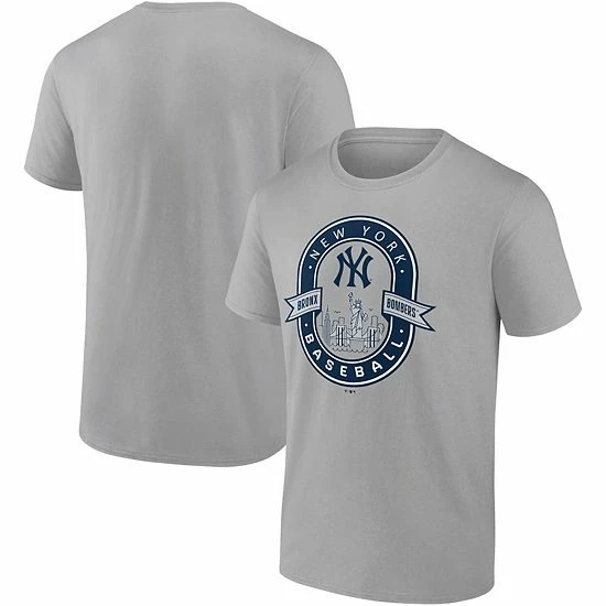 Men's Fanatics Branded Gray New York Yankees Iconic Glory Bound T-Shirt Men's Fanatics Branded Gray New York Yankees Iconic Glory Bound T-Shirt -Metaverse shop unnamed file 12223