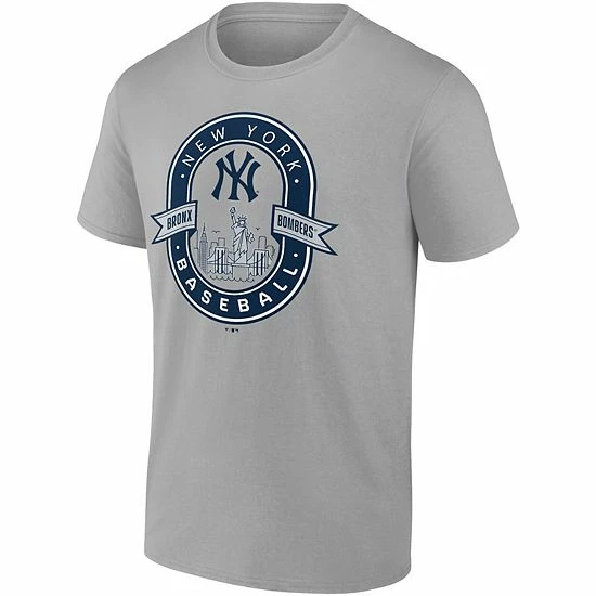 Men's Fanatics Branded Gray New York Yankees Iconic Glory Bound T-Shirt Men's Fanatics Branded Gray New York Yankees Iconic Glory Bound T-Shirt -Metaverse shop unnamed file 12224