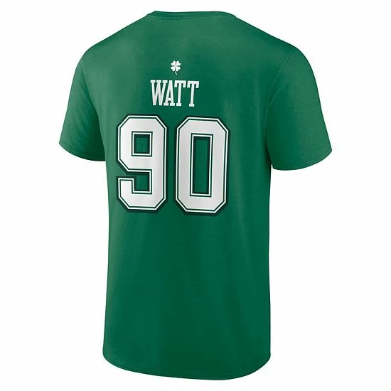 Men's Fanatics Branded T.J. Watt Green Pittsburgh Steelers St. Patrick's Day Icon Player T-Shirt Men's Fanatics Branded T.J. Watt Green Pittsburgh Steelers St. Patrick's Day Icon Player T-Shirt -Metaverse shop unnamed file 12229