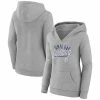 Women's Fanatics Branded Gray Tampa Bay Lightning Simplicity Crossover V-Neck Pullover Hoodie -Metaverse shop unnamed file 12313