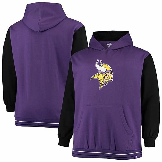 Men's Fanatics Branded Purple/Black Minnesota Vikings Big & Tall Block Party Pullover Hoodie Men's Fanatics Branded Purple/Black Minnesota Vikings Big & Tall Block Party Pullover Hoodie -Metaverse shop unnamed file 12326