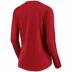 Women's Fanatics Branded Red Arizona Diamondbacks Official Logo Long Sleeve V-Neck T-Shirt 4 Women's Fanatics Branded Red Arizona Diamondbacks Official Logo Long Sleeve V-Neck T-Shirt -Metaverse shop unnamed file 12351