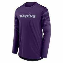 Men's Fanatics Branded Purple/Black Baltimore Ravens Square Off Long Sleeve T-Shirt -Metaverse shop unnamed file 12396
